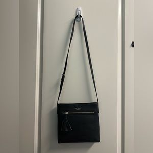 Kate Spade black hipster type purse